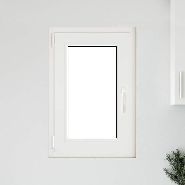 Ventana de s&oacute;tano Manual RISOR Antracita 50 x 75 cm PVC y vidrio