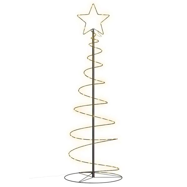 VidaXL LED para árbol de Navidad 100 LED blanco cálido 150 cm