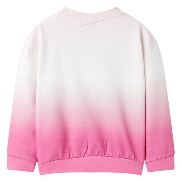Sudadera infantil rosa claro 128