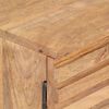 vidaXL Mesa de centro de madera maciza de mango 90x50x40 cm