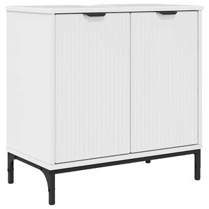 vidaXL Gabinete de Lavabo para Ba&ntilde;o brillante 60.5 x 33.5 x 61 cm