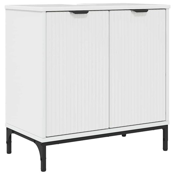 vidaXL Gabinete de Lavabo para Ba&ntilde;o brillante 60.5 x 33.5 x 61 cm