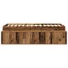 vidaXL Estructura de cama con cajón Roble artesanal 70 x 190 cm