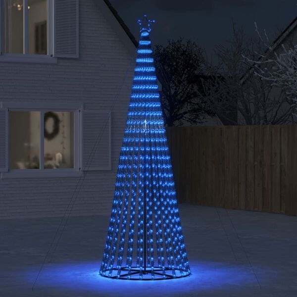 vidaXL &Aacute;rbol de Navidad LED 688 LEDs azul 300 cm