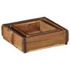 vidaXL Bandeja 2 pcs Marr&oacute;n 29 x 31 x 10 cm Madera s&oacute;lida recuperada