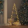 vidaXL &Aacute;rbol de Navidad de metal con soporte Dorado 90 cm