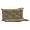 vidaXL Cojines banco jard&iacute;n 2 uds tela gris taupe melange 100x50x7 cm