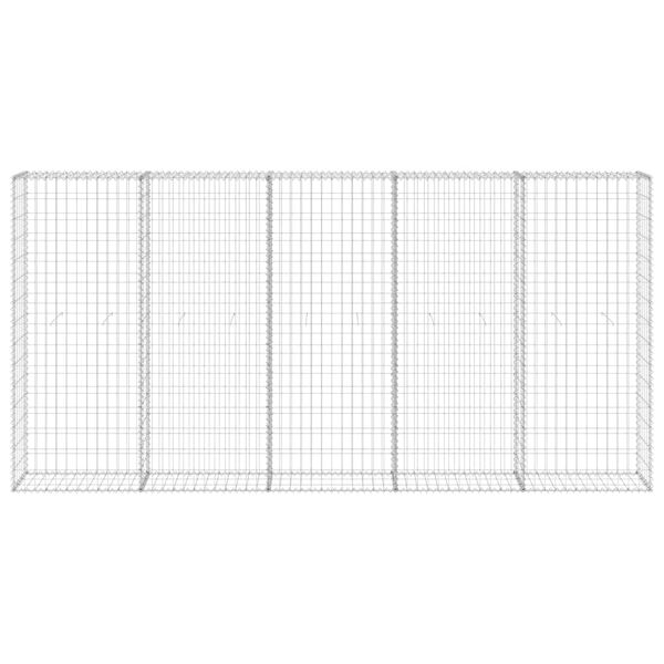 vidaXL Muro de gaviones con cubiertas acero galvanizado 300x30x150 cm
