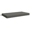 vidaXL Almohada para el asiento SOEST 100% Poli&eacute;ster Gris