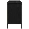 vidaXL Mueble de lavabo con cajones roble negro 90x34,5x60 cm