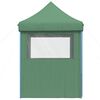 vidaXL Tienda de fiesta plegable Pop-Up con 4 paredes laterales verde