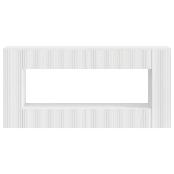 vidaXL Mesa Consola Rayado 155 x 29 x 74 cm Madera de ingenier&iacute;a