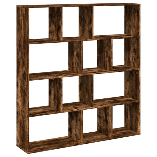 vidaXL Estanter&iacute;a madera de ingenier&iacute;a roble ahumado 132x29x141,5 cm