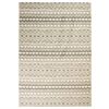 vidaXL Alfombra moderna de dise&ntilde;o tradicional beige/gris 80x150 cm