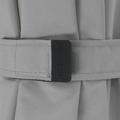 Madison Sombrilla Patmos Luxe rectangular 210x140 cm gris claro