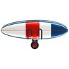 vidaXL Carrito SUP para 2 tablas de surf 90 kg aluminio