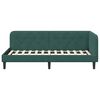 vidaXL Estructura de cama en esquina Verde oscuro 90 x 200 cm