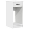 vidaXL Torre de ordenador con caj&oacute;n blanco 35x45x77 cm