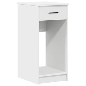 vidaXL Torre de ordenador con caj&oacute;n blanco 35x45x77 cm