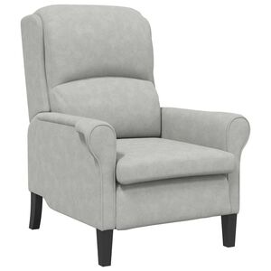 vidaXL sill&oacute;n Gris claro 76 x 94 x 102 cm Microfibra