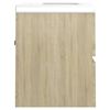 vidaXL Mueble con lavabo madera de ingenier&iacute;a roble Sonoma