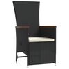 vidaXL Set de comedor de jard&iacute;n 9 pzas y cojines rat&aacute;n sint&eacute;tico negro