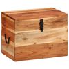 vidaXL Caja de almacenaje madera maciza de acacia 39x28x31 cm