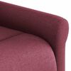 vidaXL Sill&oacute;n de masaje el&eacute;ctrico reclinable elevable tela rojo tinto