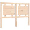 vidaXL Estructura de cama con cabecero madera maciza 140x190 cm