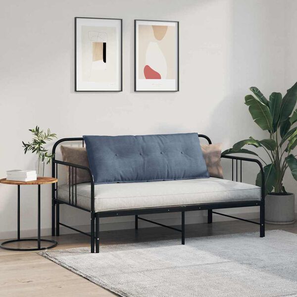 vidaXL Coj&iacute;n de Espalda Azul 120 x 50 cm Tela de pana