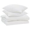 vidaXL Edred&oacute;n con almohada 3 uds. Microfibra