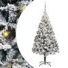 vidaXL Árbol de Navidad artificial Verde 180 cm PVC y Acero y Plástico
