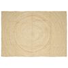 vidaXL Alfombra de &aacute;rea Blanco 200 x 290 cm yute