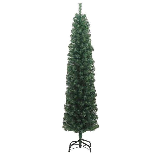 vidaXL &Aacute;rbol de Navidad artificial Verde 240 cm PVC, Acero y Pl&aacute;stico