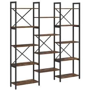 vidaXL Estante de libros 156 x 25 x 167 cm Madera de ingenier&iacute;a
