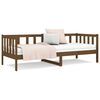 vidaXL Sofá cama sin colchón madera maciza pino marrón miel 90x190 cm