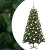 vidaXL &Aacute;rbol de Navidad artificial con bolas 120 cm 150 LED