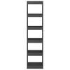 vidaXL Estanter&iacute;a/divisor de espacios madera pino gris 40x30x167,5 cm