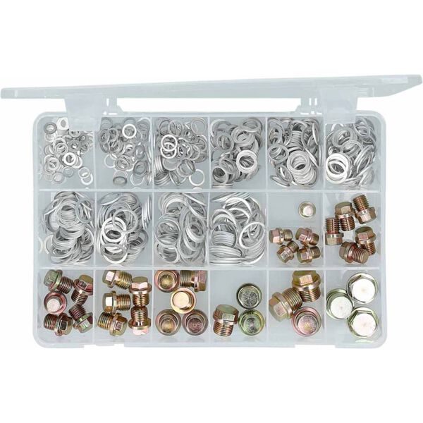 BRILLIANT TOOLS Set de reparaci&oacute;n de tapones y juntas t&oacute;ricas 543 pzas