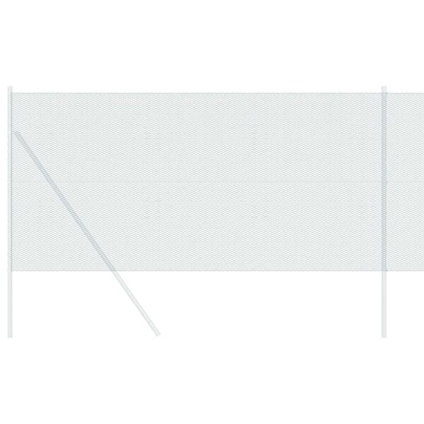 vidaXL Cerca Hexagonal Verde 1.4 x 100 m Acero