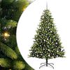 vidaXL &Aacute;rbol de Navidad Artificial Plegable 300 LEDs Verde 240 cm