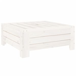 vidaXL Cubierta para base de sombrilla madera maciza de pino blanco