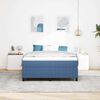 vidaXL Cama de plataforma Azul 140 x 190 cm Tela de Pana