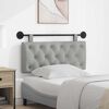 vidaXL Cabecera Colgante Gris Nube 110 x 55 x 7 cm tela