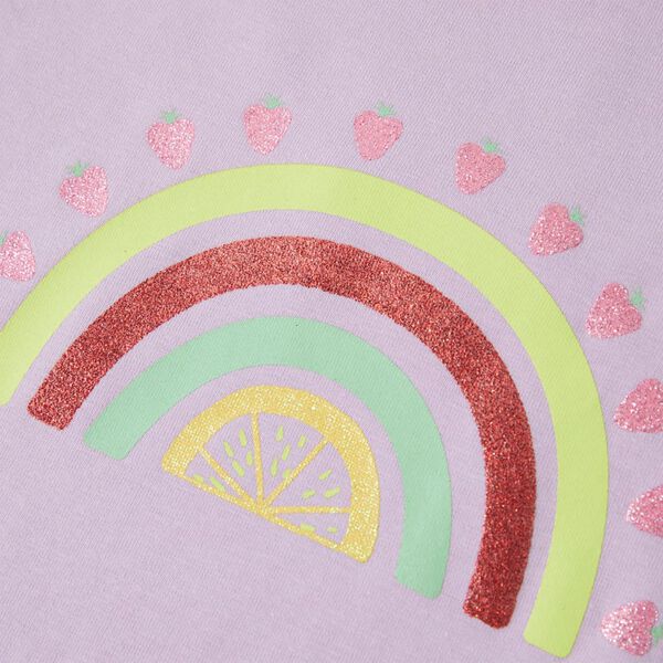 Camiseta infantil lila 104