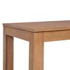 vidaXL Mesa de comedor madera maciza teca acabado natural 120x60x76 cm