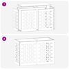 vidaXL Funda para Aire Acondicionado 90 x 40 x 60 cm Acero