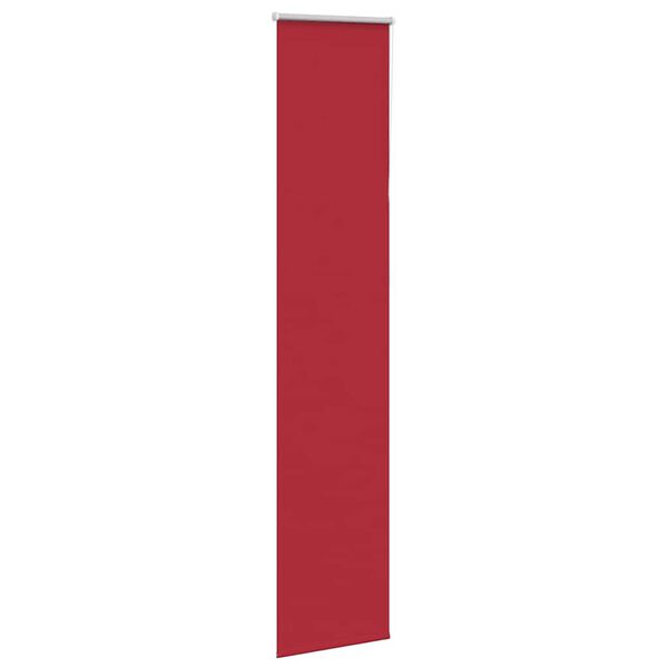 vidaXL Estor Enrollable Opaco Rojo 50x230 cm Tela Ancho 45,7 cm