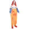 vidaXL Payaso terror&iacute;fico de Halloween SPOOKA Amarillo y Azul