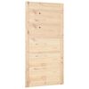 vidaXL Puerta de granero madera maciza pino 100x1,8x204,5 cm